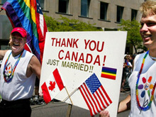 Canada: in dubbio la validità delle nozze dei non residenti - canada coppieBASE - Gay.it