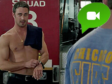 Taylor Kinney senza maglietta nella serie sui pompieri