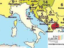 Rapporto 2012 di Ilga Europe: all'Italia solo 2,5 punti - ilga mappaBASE - Gay.it