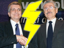 D'Alema a Vendola: "Parli meno di nozze gay" Lui: "Uno spot" - vendola vs dalemaBASE - Gay.it