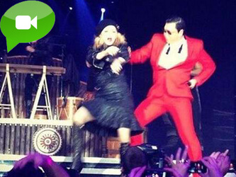 Ospite a sorpresa con Madonna. Sul palco spunta PSY - madonnapsyBASE - Gay.it