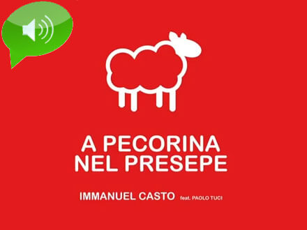 A pecorina nel presepe, la hit natalizia di Immanuel Casto