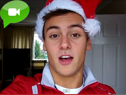 Gli auguri di buon anno di Tom Daley