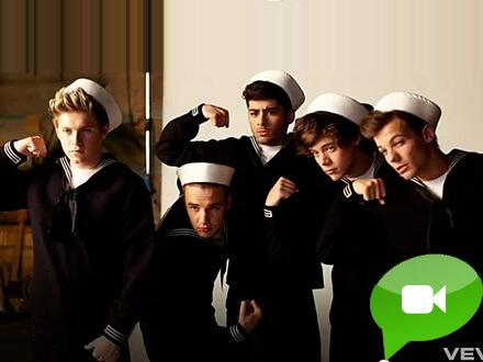 I One Direction marinai per “Kiss You”