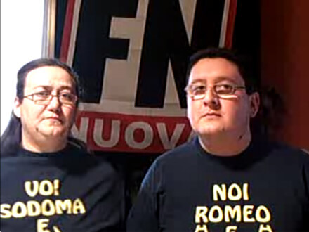 L’omofobia trash della candidata di Forza Nuova