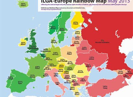 Ilga Europe: disastro Italia, 36esima in Europa per i diritti lgbt - ilga2013BASE 1 - Gay.it