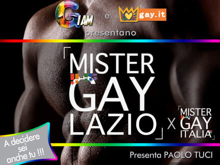Parte dal Lazio Mister Gay Italia 2013: chi sarà il più bello?