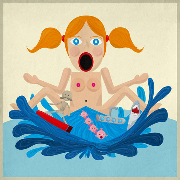Quando lo squirting diventa arte. I disegni più belli