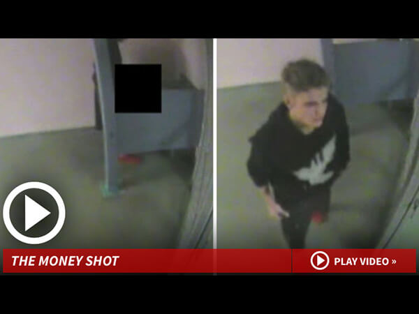 Justin Bieber in carcere: la polizia pubblica il video mentre urina