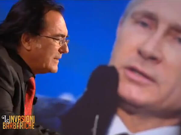 Al Bano difende Putin: “Ha portato tanta democrazia”
