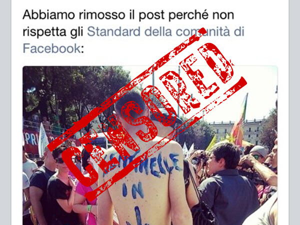 Facebook censura Gay.it, su richiesta delle Sentinelle