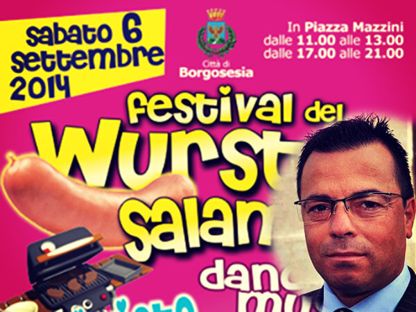 Baci gay contro Buonanno? Sindaco risponde con il Festival del Wurstel