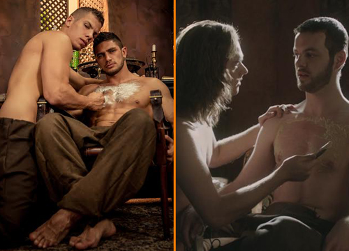Paul-Walker-and-Dato-Foland-as-Loras-Tyrell-and-Renly-Baratheon