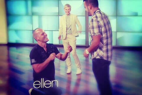 Proposta di matrimonio gay al The Ellen DeGeneres Show - ellen degeneres show proposta matrimonio BS - Gay.it