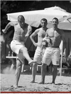 La squadra fashion di Beach Soccer