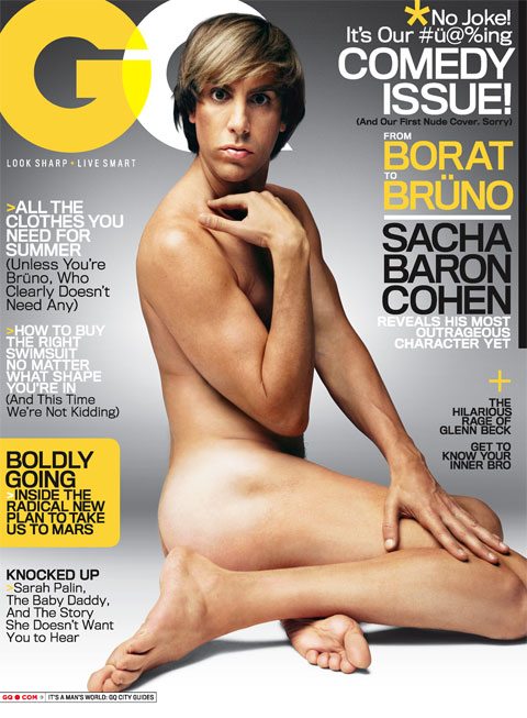 Bruno a nudo per GQ