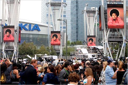 l'amore dei fans di Jacko