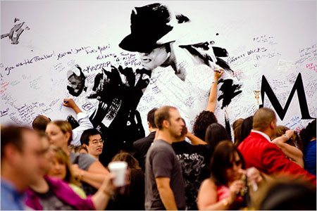 l'amore dei fans di Jacko