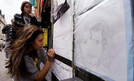 l'amore dei fans di Jacko