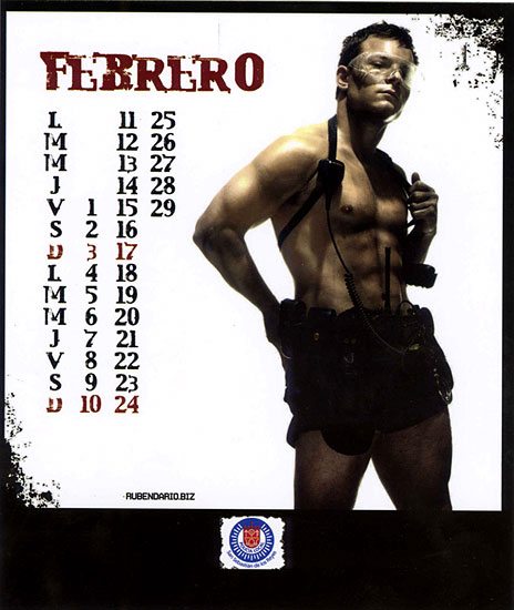 Calendari 2008: I poliziotti di San Sebastian