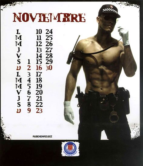 Calendari 2008: I poliziotti di San Sebastian
