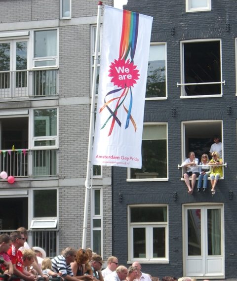 Amsterdam e il suo Gay Pride sui battelli