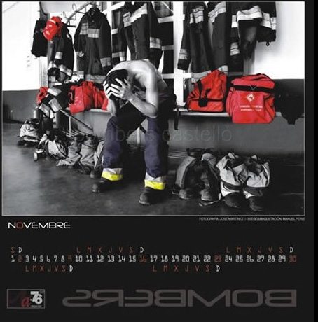 Calendari 2008: i pompieri di Castiglia