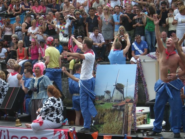 Amsterdam e il suo Gay Pride sui battelli