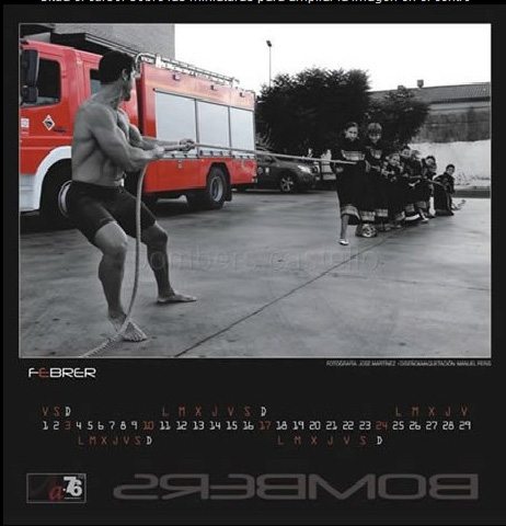 Calendari 2008: i pompieri di Castiglia