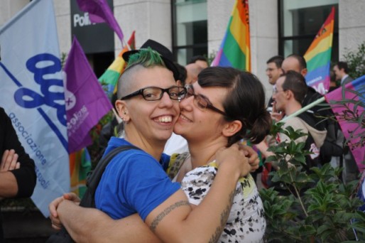 Il sit in al Consolato spagnolo