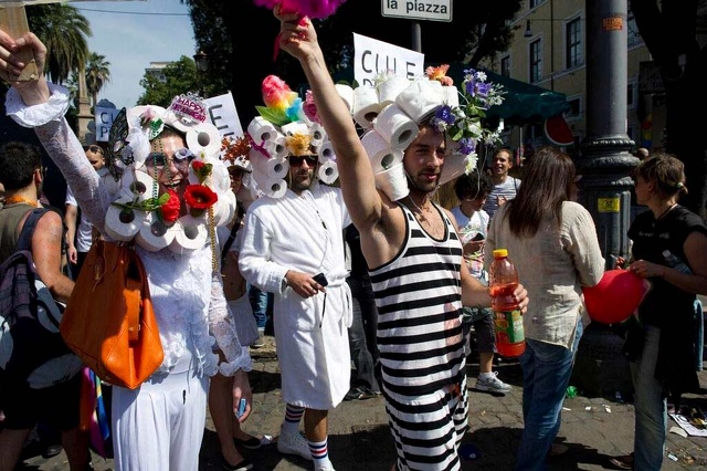 Le immagini pi&ugrave; belle del Roma Pride 2013