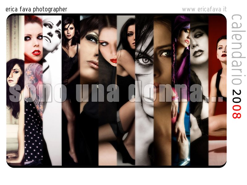 Calendari 2008: "Sono una donna"