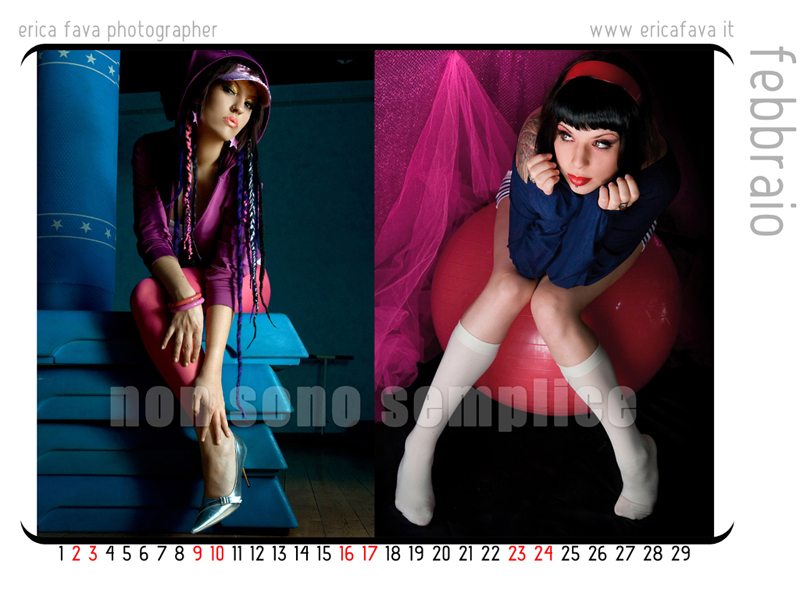 Calendari 2008: "Sono una donna"
