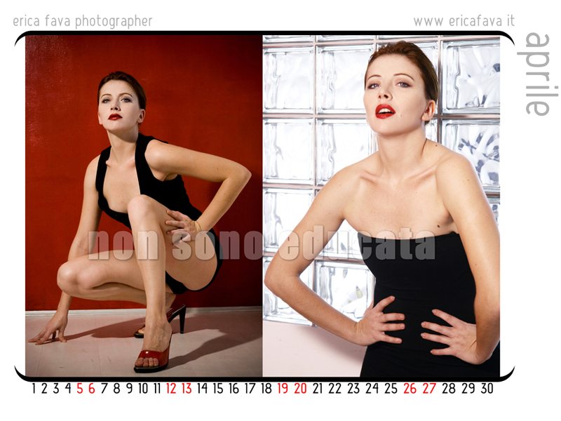Calendari 2008: "Sono una donna"
