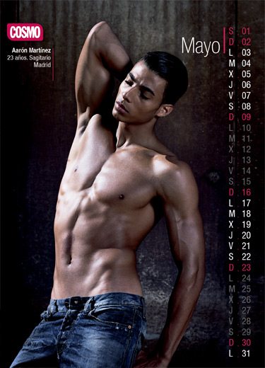 Il calendario Cosmopolitan: un "Chico" per ogni mese