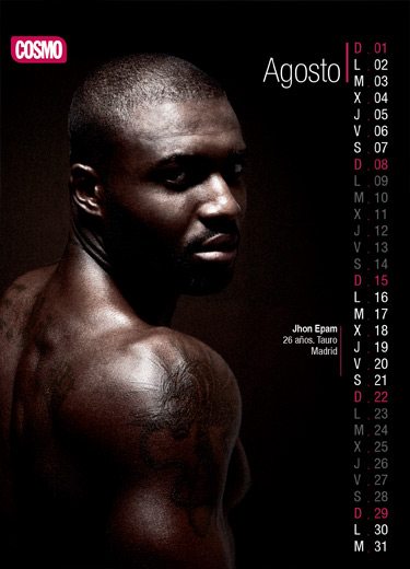 Il calendario Cosmopolitan: un "Chico" per ogni mese