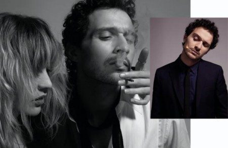 Il fascino di Claudio Santamaria emerge su Vogue Italia