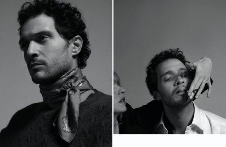 Il fascino di Claudio Santamaria emerge su Vogue Italia