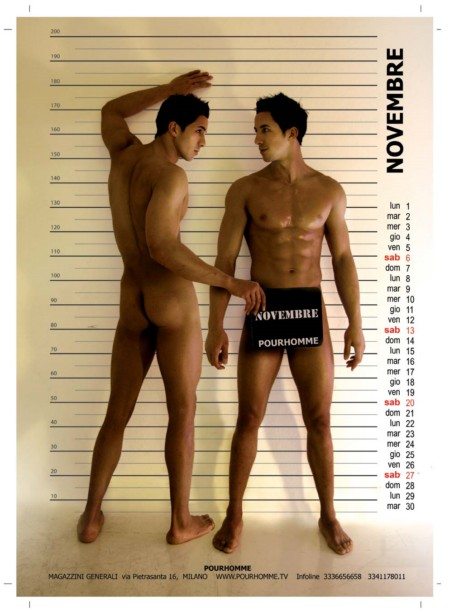 Calendari 2010: i cattivi ragazzi del POURHOMME