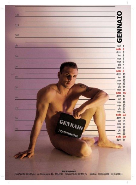 Calendari 2010: i cattivi ragazzi del POURHOMME