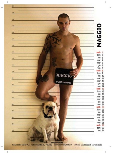 Calendari 2010: i cattivi ragazzi del POURHOMME