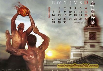 Calendari 2009: Bomberos de Madrid