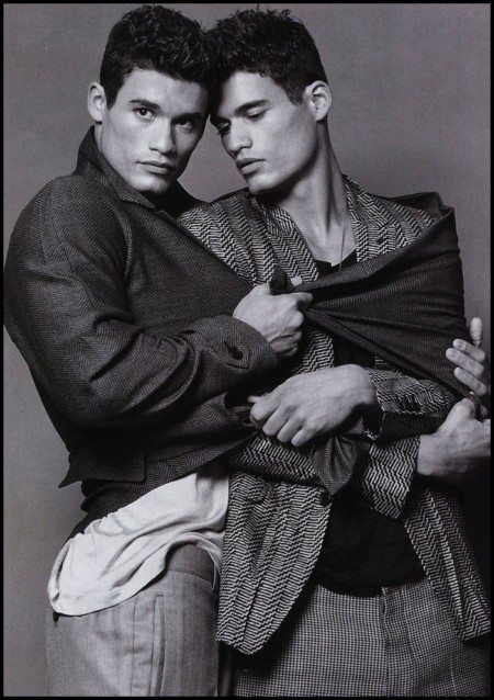 Juan e Cesar, i provocanti gemelli di Vogue Italia