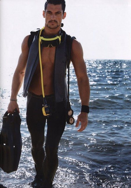 David Gandy, pescatore con Style