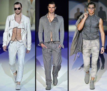 Nudi e leather per l'estate Armani