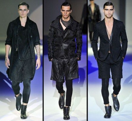 Nudi e leather per l'estate Armani