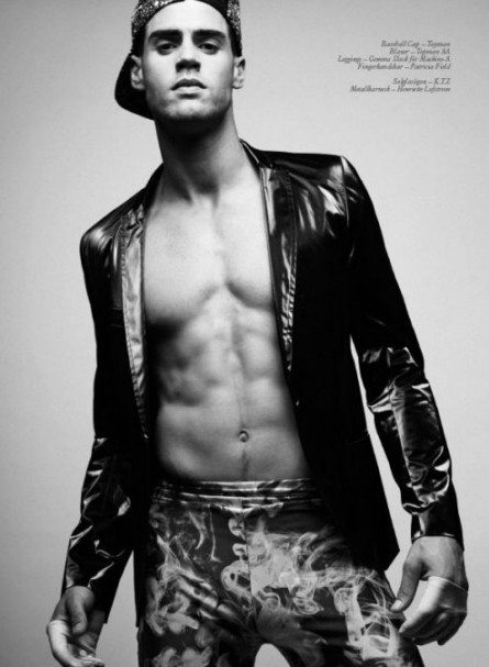 Dorian, ritratto a Chad in black & White