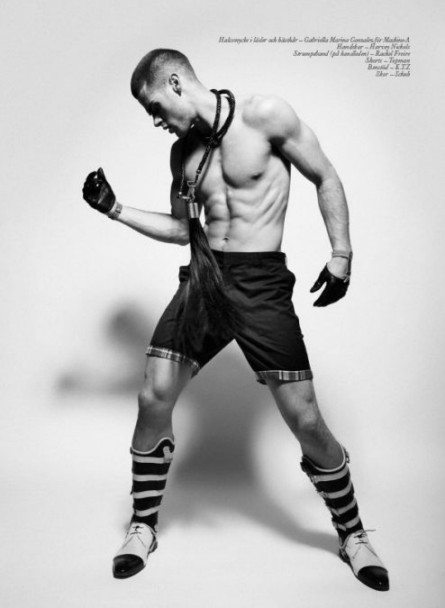 Dorian, ritratto a Chad in black & White