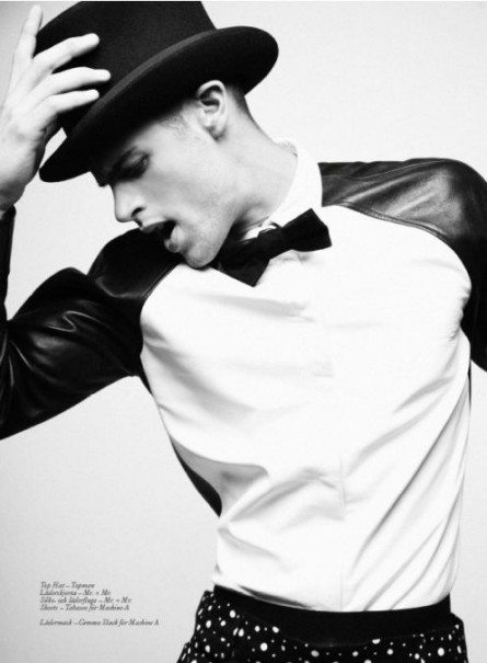 Dorian, ritratto a Chad in black & White