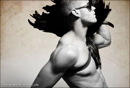 Dorian, ritratto a Chad in black & White